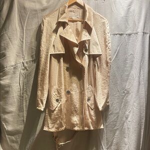 Michael Kors Cream Trench Coat